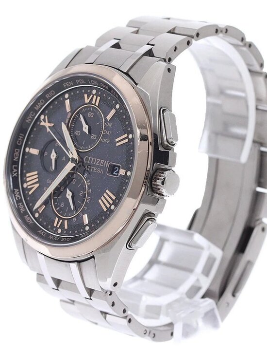 CITIZEN Atessa EcoDrive AT8254-61E/H800-A1CDW03 Solar Powered Radio Men\'s_972197 main image 5